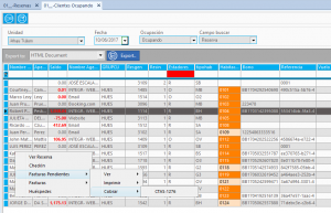 Winhotel PMS 4.1.10 ClientesOcupando